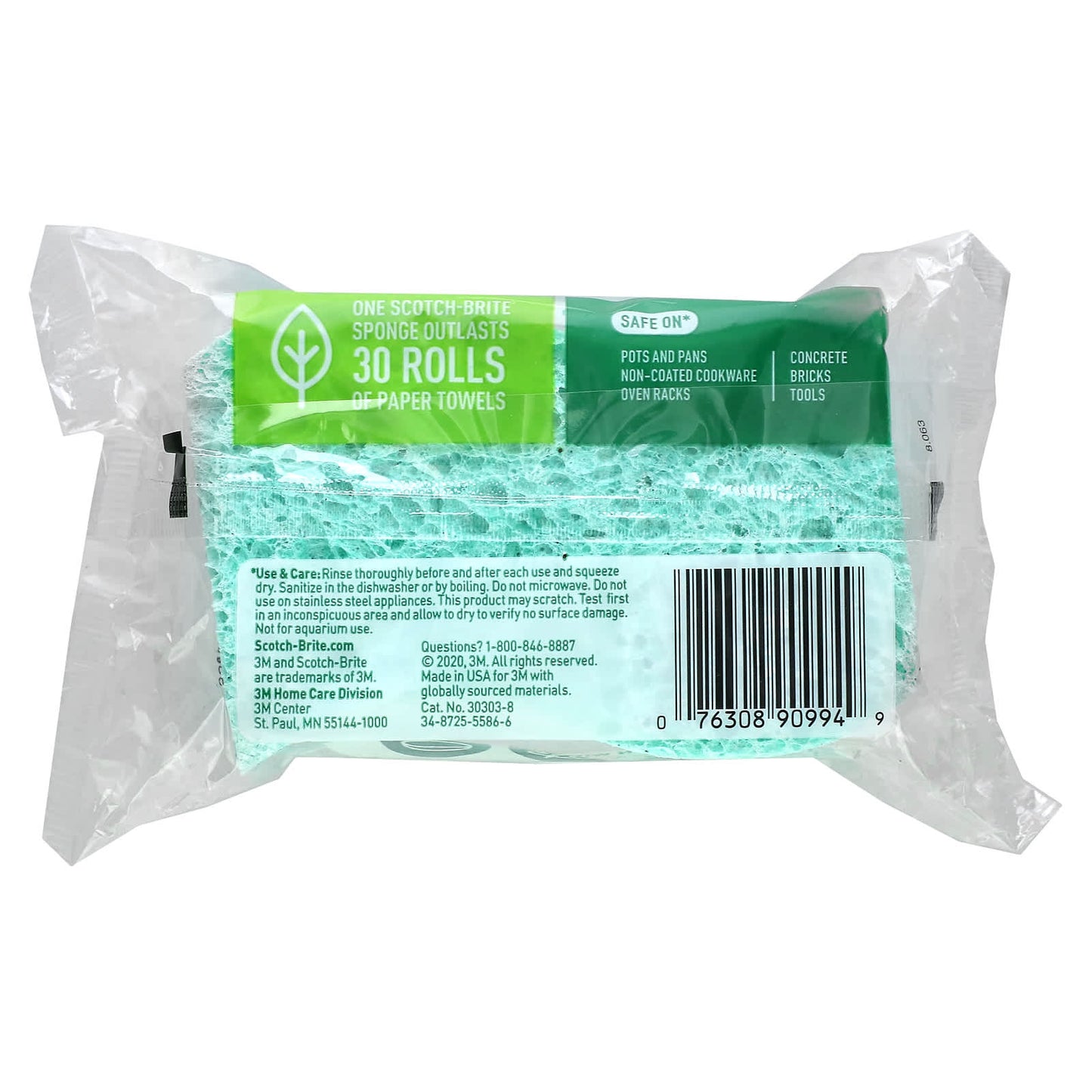 Scotch-Brite, Scrub Dots Heavy Duty Scrub Sponges, 3 Scrub Sponges - Image 2