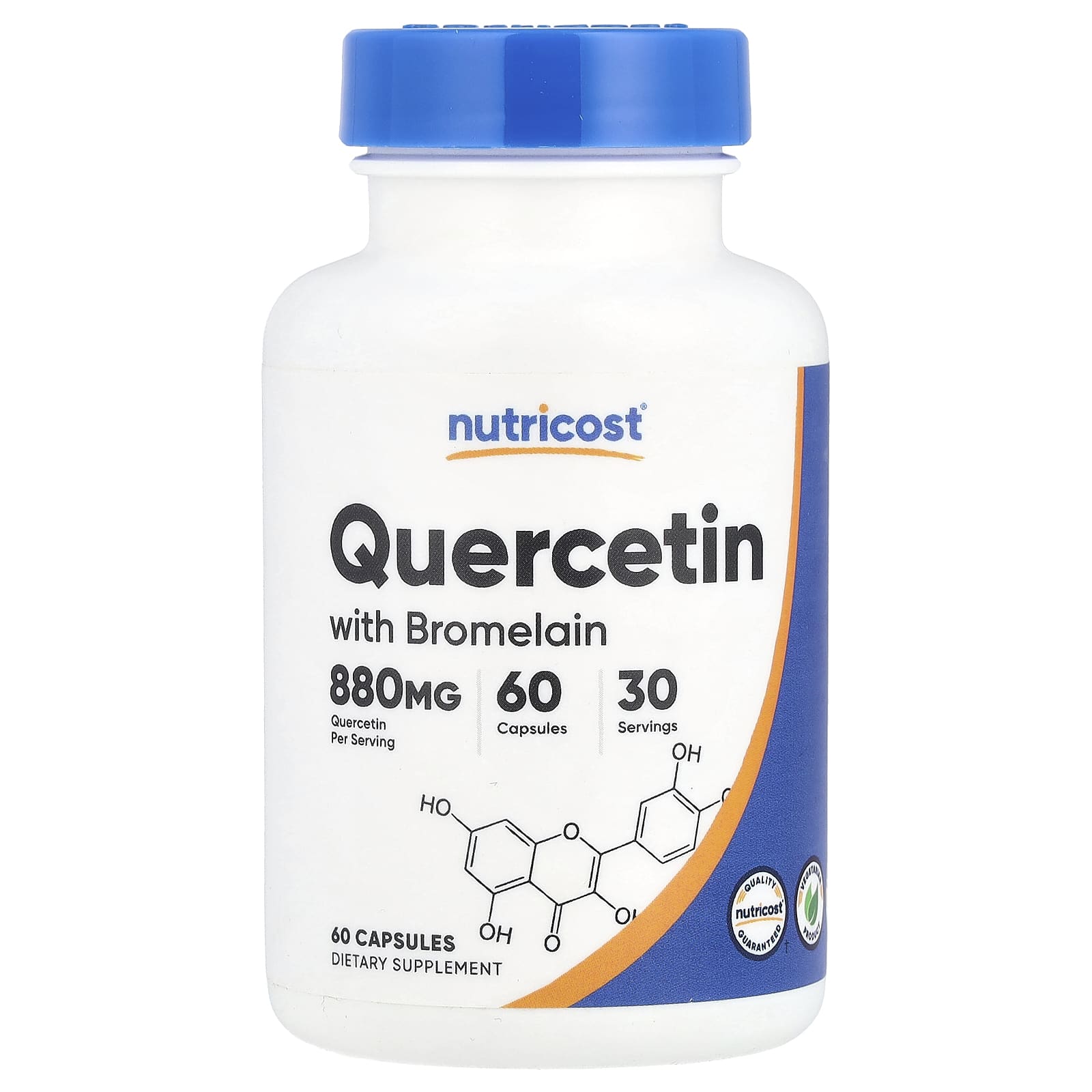 Nutricost, Quercetin with Bromelain, 60 Capsules - Image 1