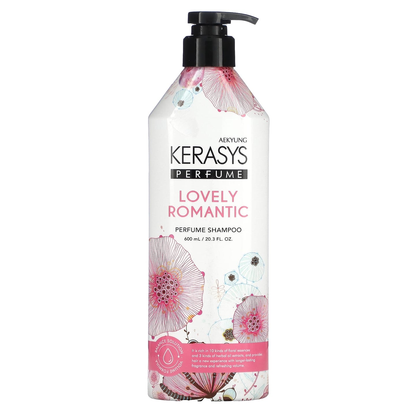 Kerasys, Lovely Romantic Perfume Shampoo, 20.3 fl oz (600 ml) - Image 1