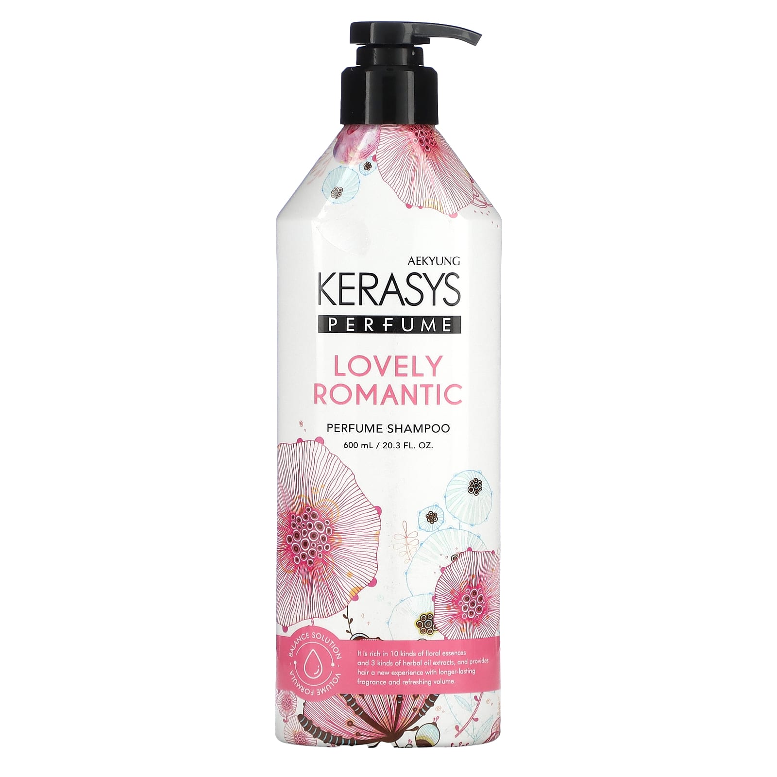 Kerasys, Lovely Romantic Perfume Shampoo, 20.3 fl oz (600 ml) - Image 1