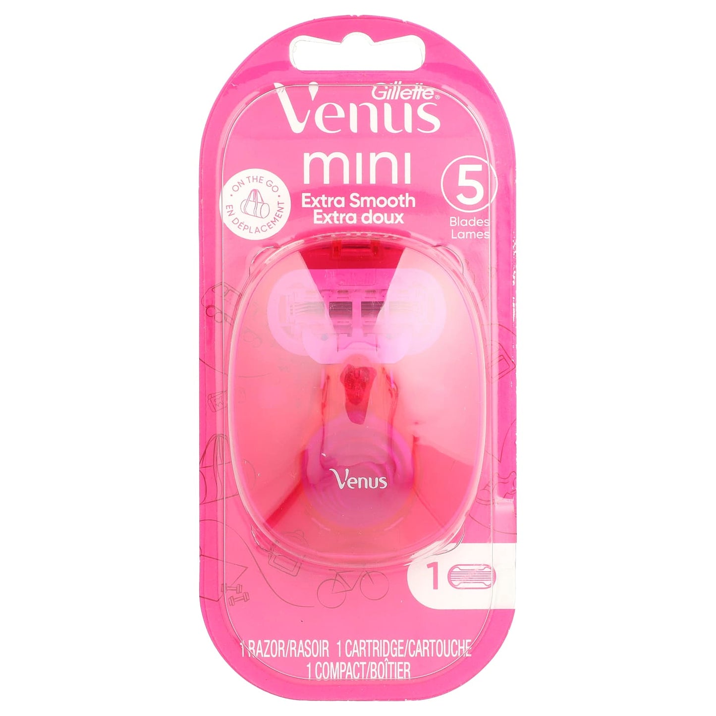 Gillette Mini Razor for Smooth Shaving On-the-Go - Image 1