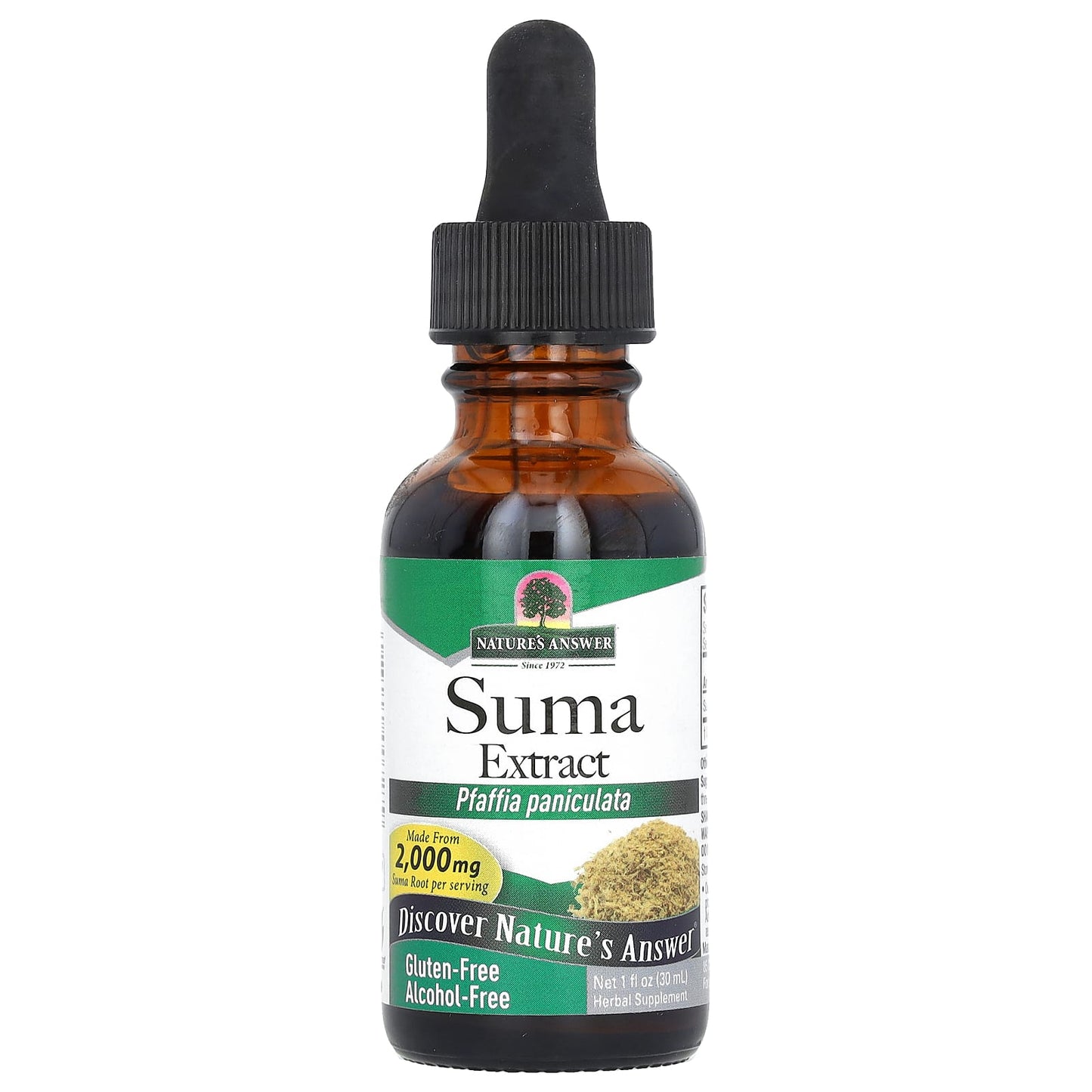 Nature's Answer, Suma Extract, Alcohol-Free, 670 mg, 1 fl oz (30 ml) - Image 1