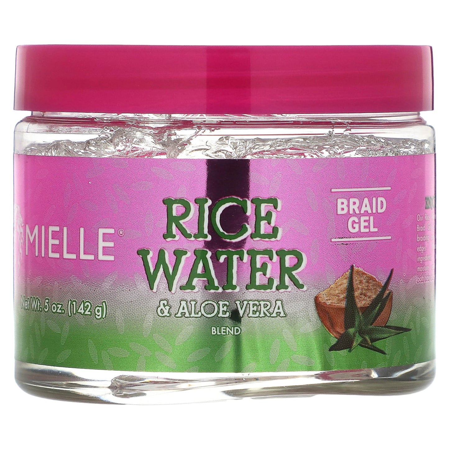 Mielle, Rice Water & Aloe Vera Blend, Braid Gel, 5 oz (142 g) - Image 1
