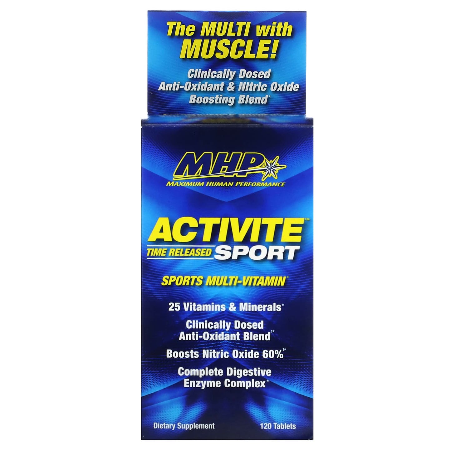 MHP, Activite Sport, Multi Vitamin, Time Released, 120 Tablets - Image 1