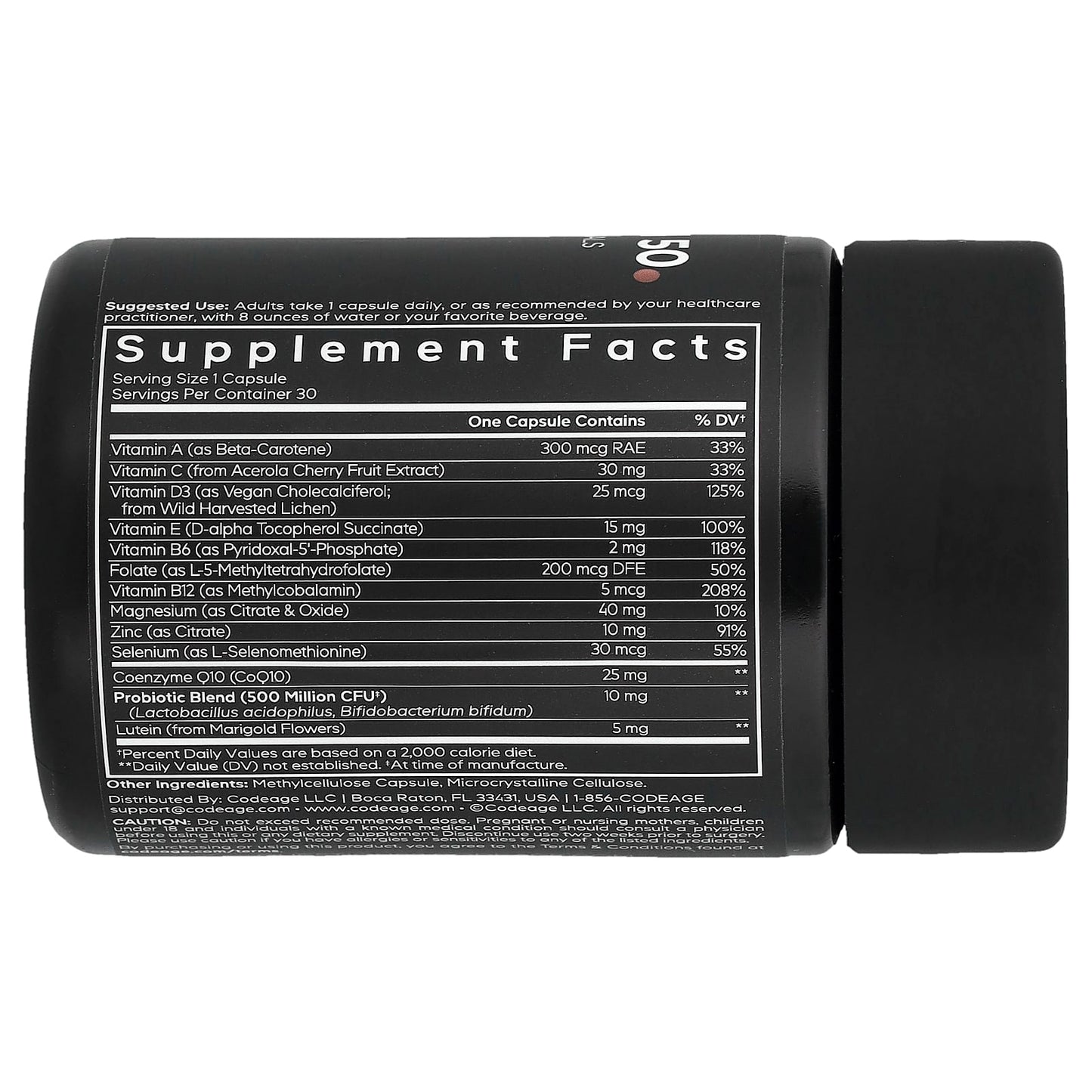 Codeage Men's Multivitamin 50+ for Optimal Health and Wellbeing - Image 2