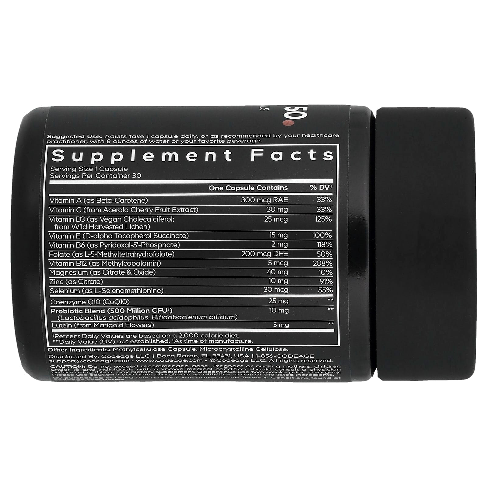 Codeage Men's Multivitamin 50+ for Optimal Health and Wellbeing - Image 2