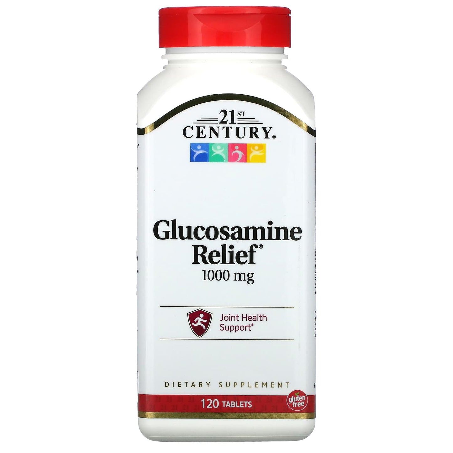 21st Century Glucosamine Relief 1,000mg 120 Tablets for Joint Health - Image 1