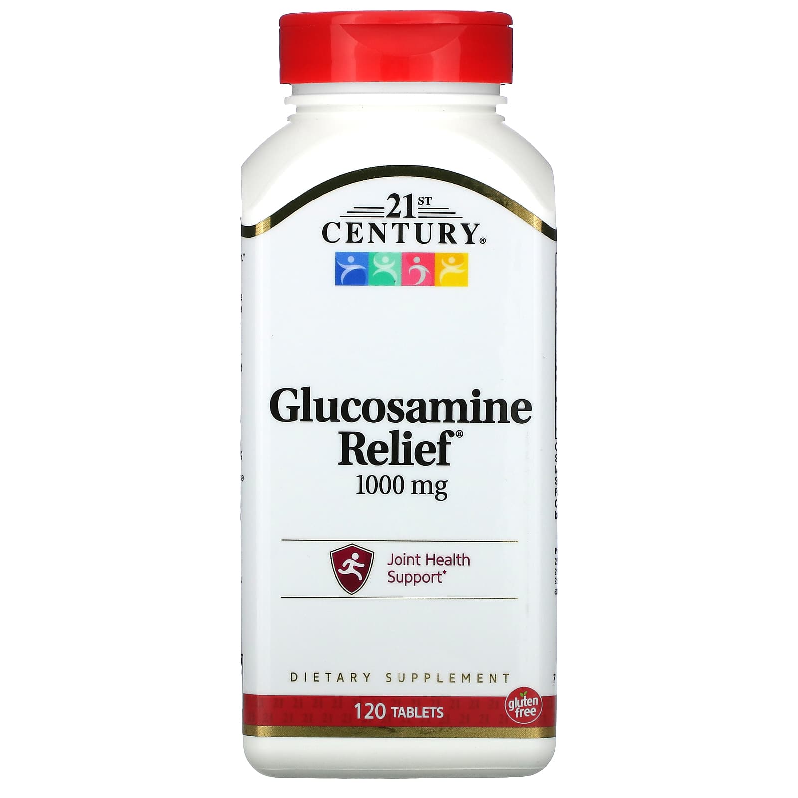 21st Century Glucosamine Relief 1,000mg 120 Tablets for Joint Health - Image 1