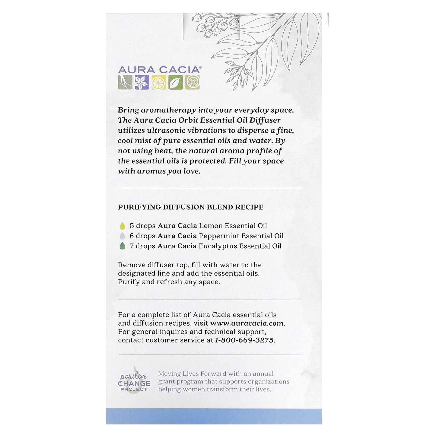 Aura Cacia Orbit Ultrasonic Essential Oil Diffuser for Indoor Use - Image 2