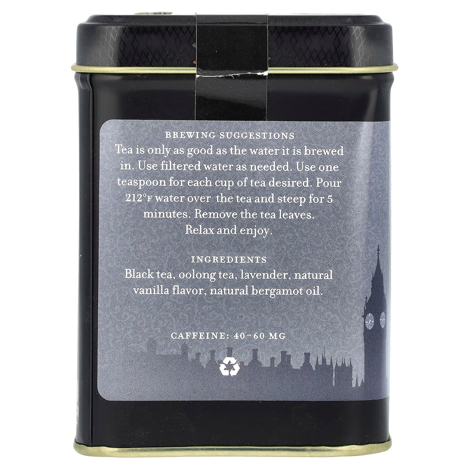 London Fog Tea by Harney & Sons, Flavored Black Tea, 4 oz - Image 2