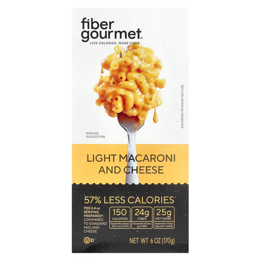 Low-Calorie Macaroni and Cheese by Fiber Gourmet, 6 oz - Image 1