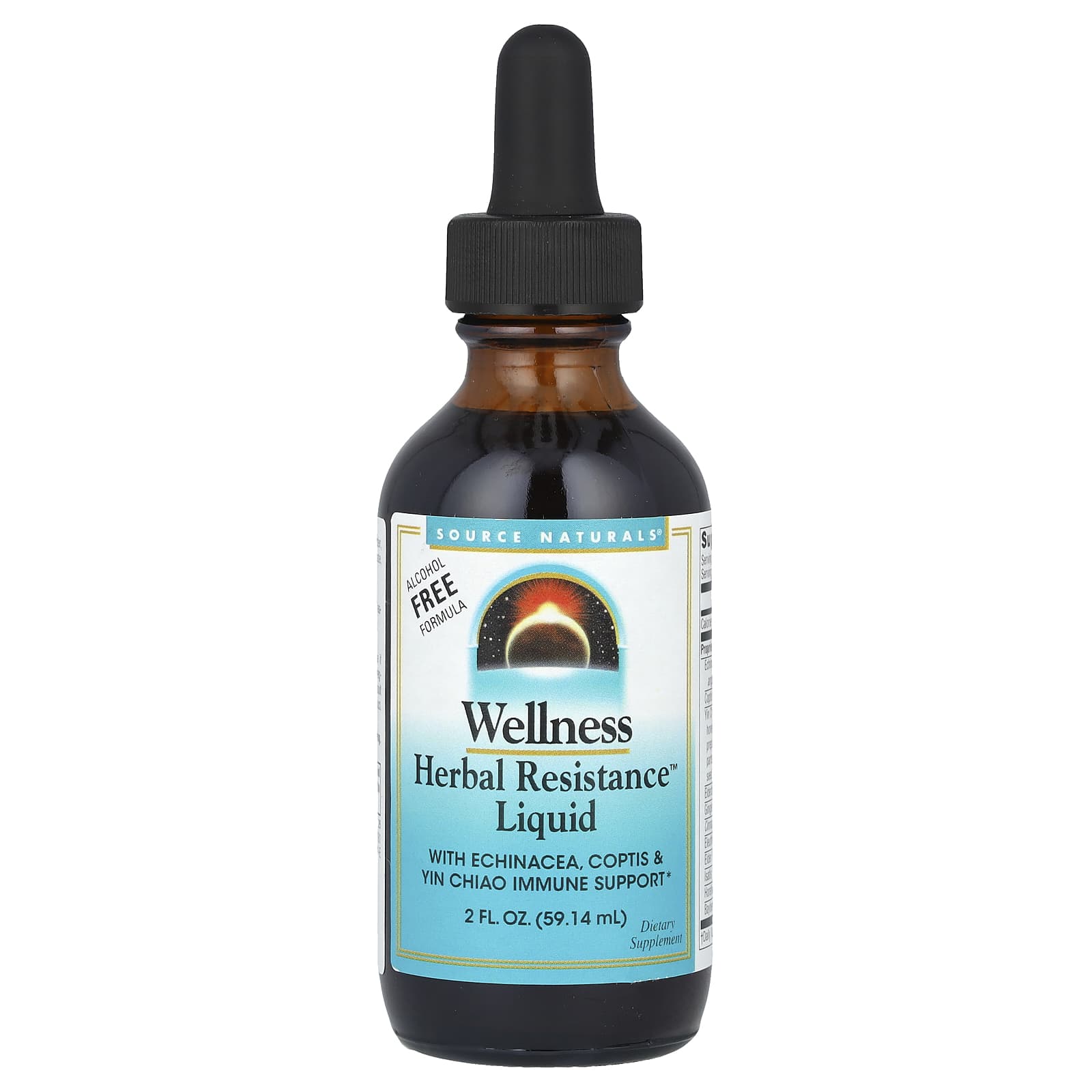 Source Naturals, Wellness, Herbal Resistance™ Liquid, Alcohol Free, 2 fl oz (59.14 ml) - Image 1