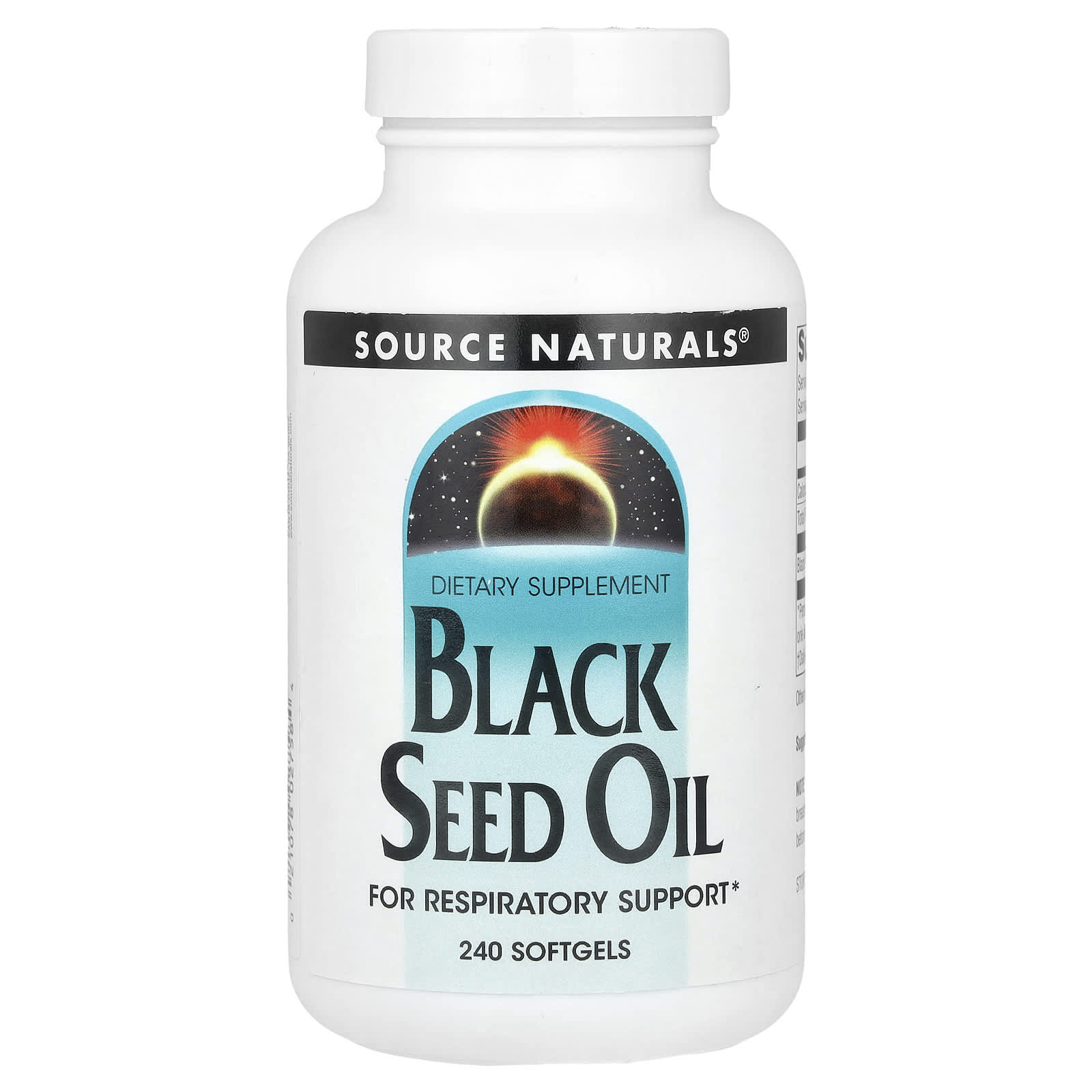 Source Naturals, Black Seed Oil, 240 Softgels - Image 1