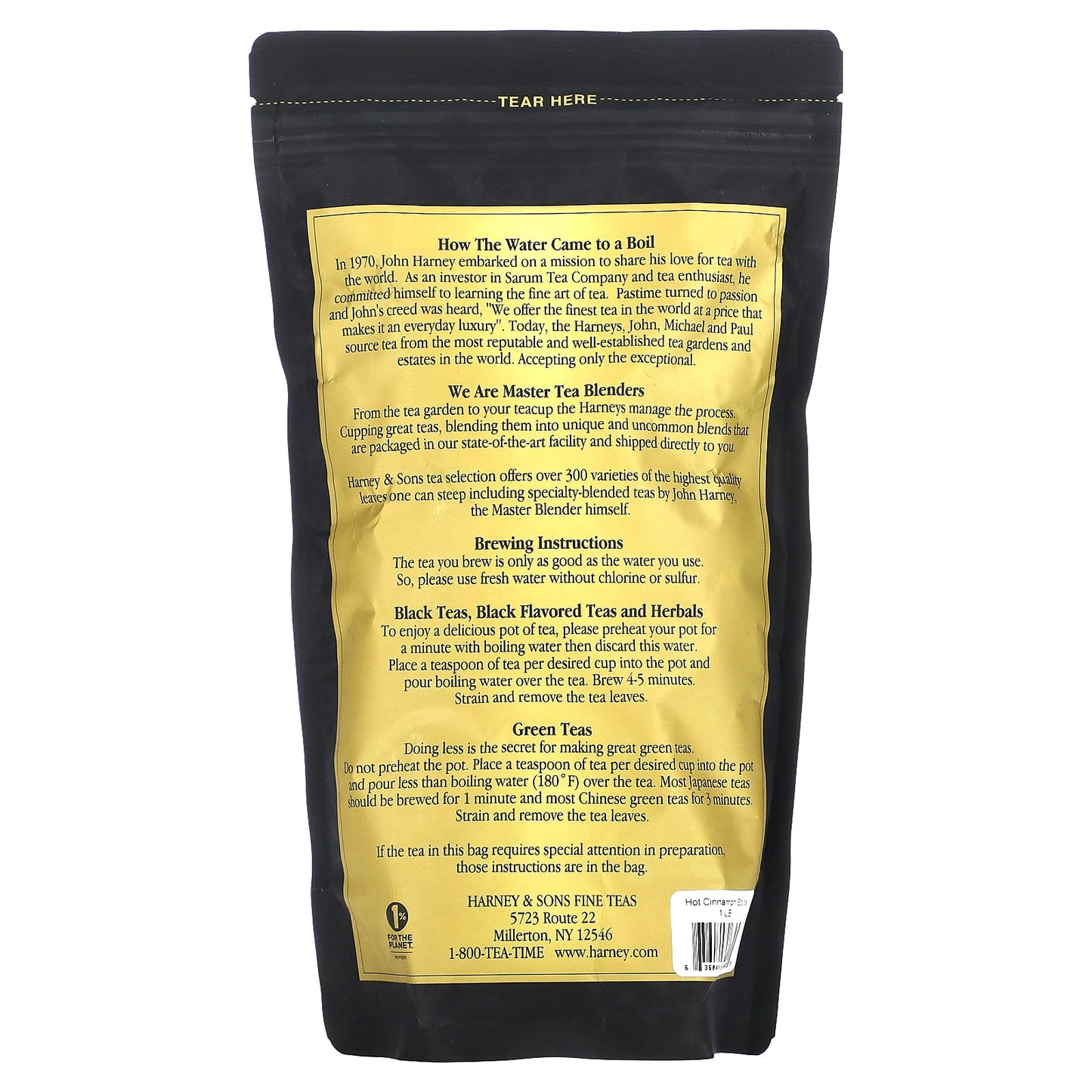 Harney & Sons Hot Cinnamon Spice Tea, 1 lb - Expertly Sourced - Image 2