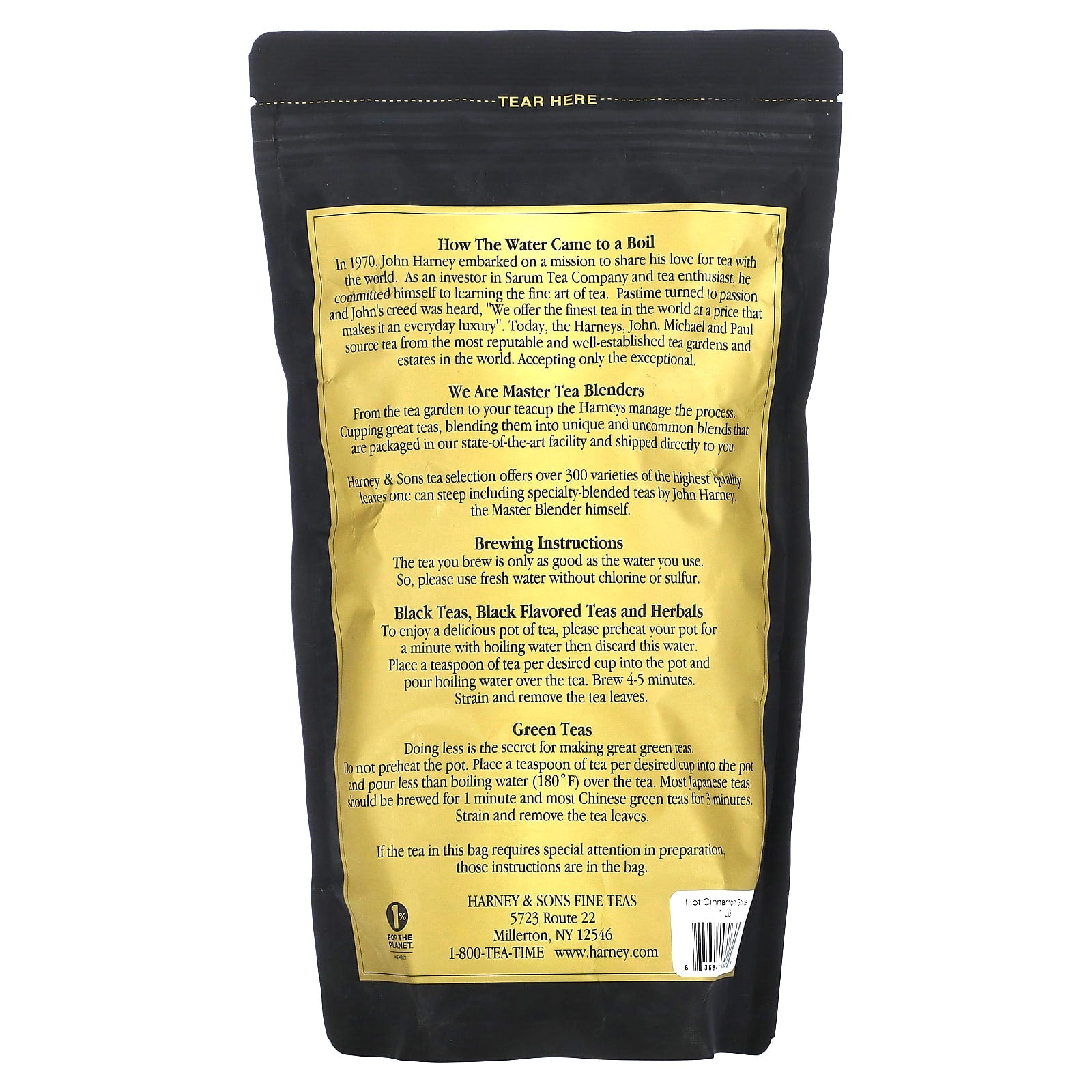 Harney & Sons Hot Cinnamon Spice Tea, 1 lb - Expertly Sourced - Image 2
