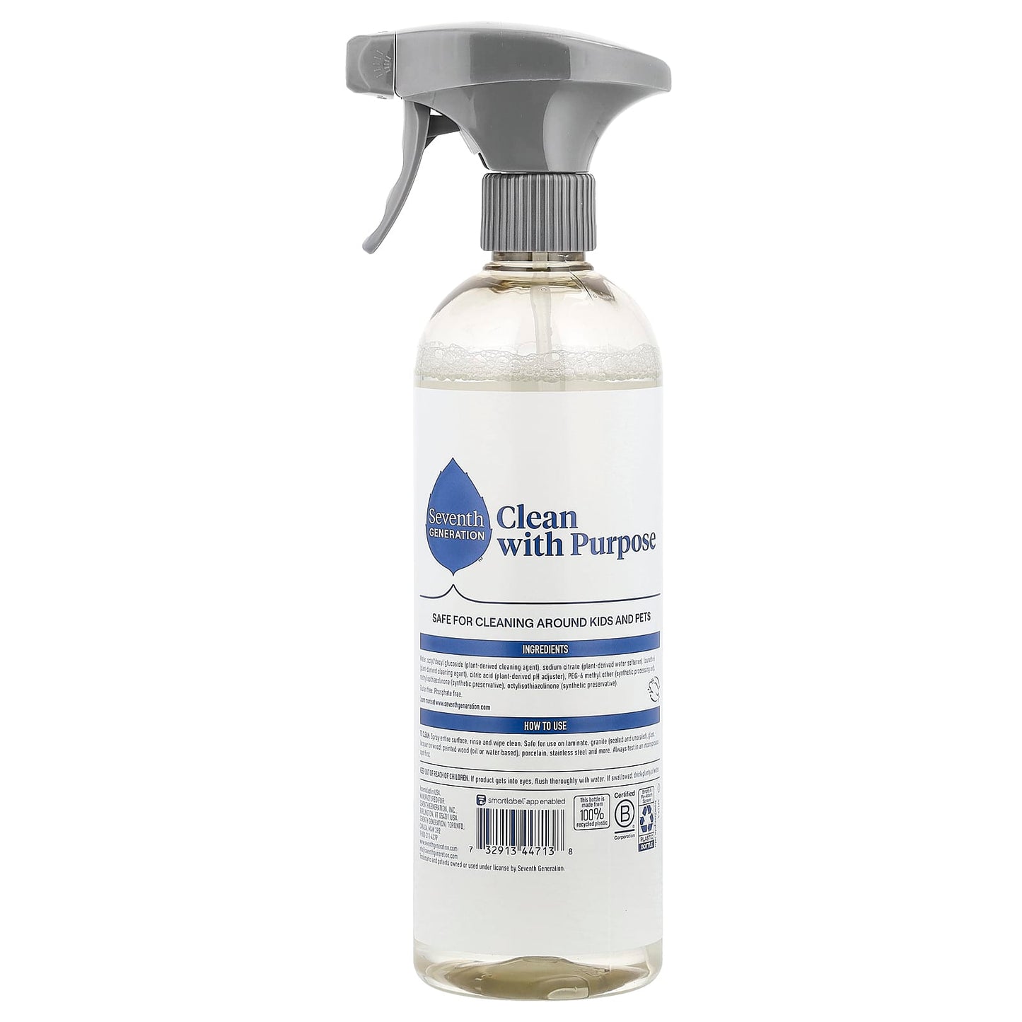 Seventh Generation, All Purpose Cleaner, Free & Clear, 23 fl oz (680 ml) - Image 2