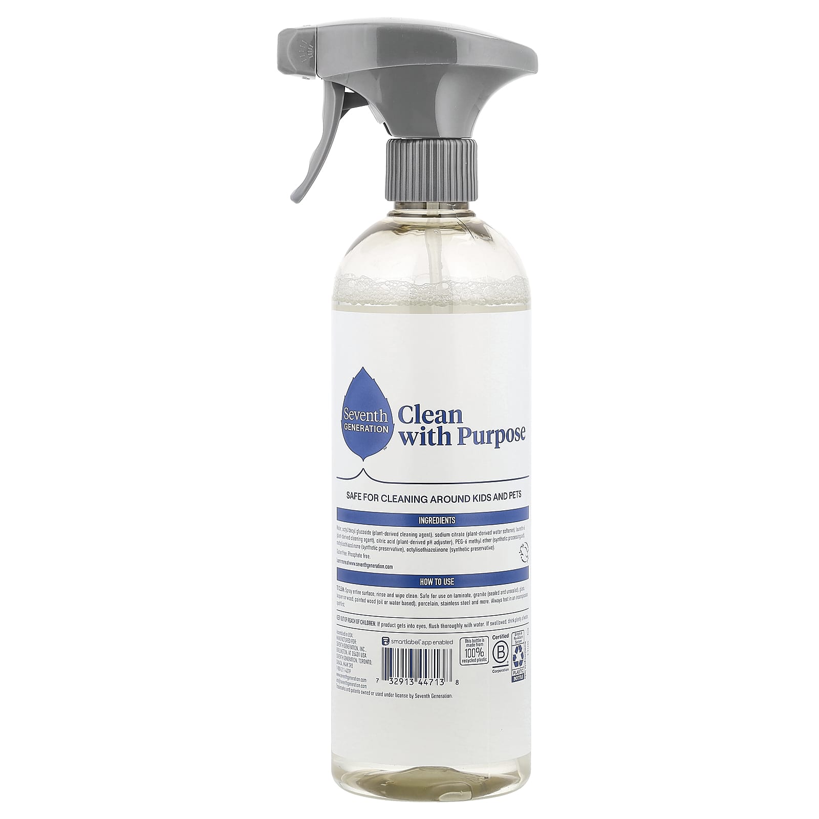 Seventh Generation, All Purpose Cleaner, Free & Clear, 23 fl oz (680 ml) - Image 2
