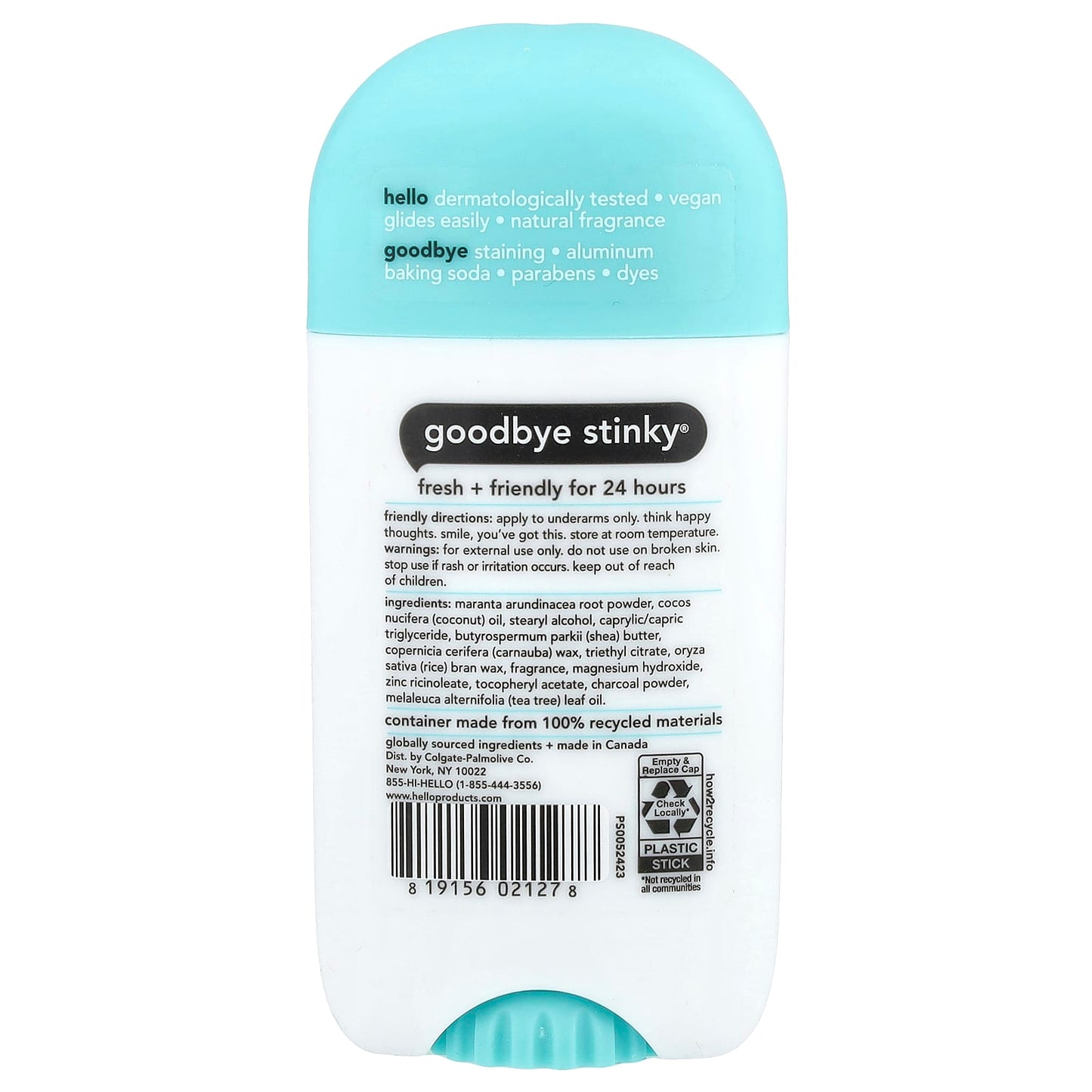 Effective 24 Hour Deodorant with Charcoal, Natural Fragrance & Vegan Formula - Image 2