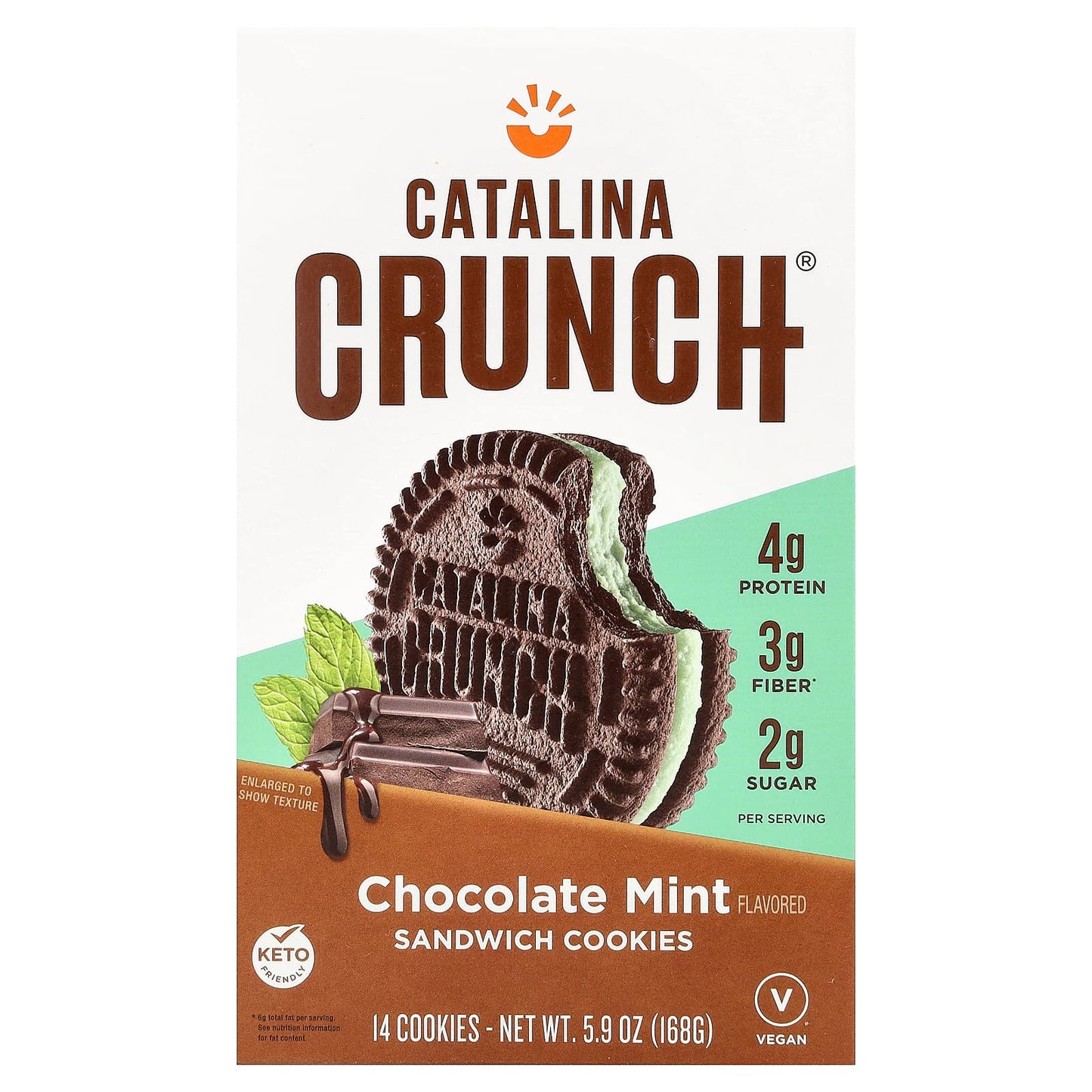 Crave-Worthy Chocolate Mint Sandwich Cookies, Keto Friendly, Vegan - Image 1