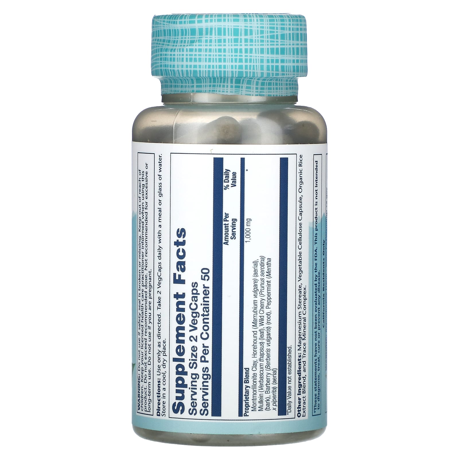 Solaray, Histamine Blend SP-33, 100 VegCaps - Image 2