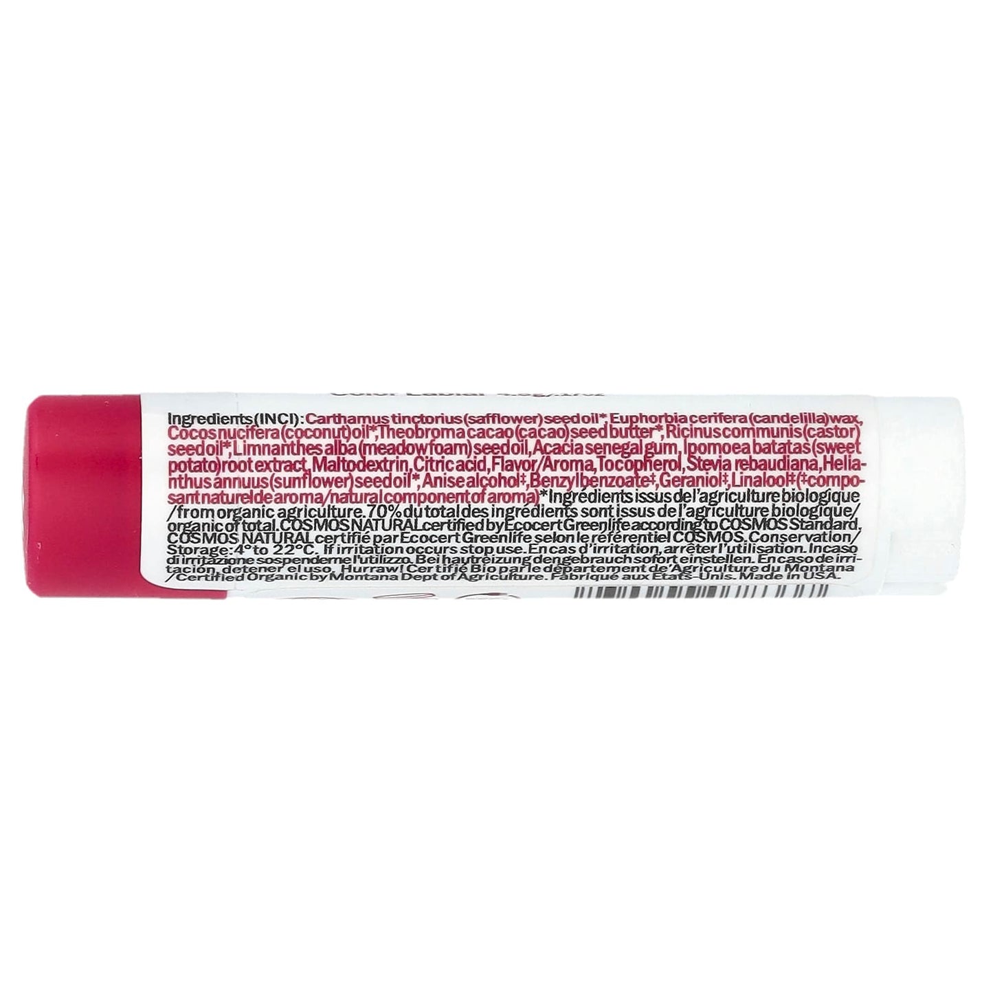 Hurraw! Balm PlantColor Lip Color, No 2 - Cruelty-Free, Vegan - Image 2