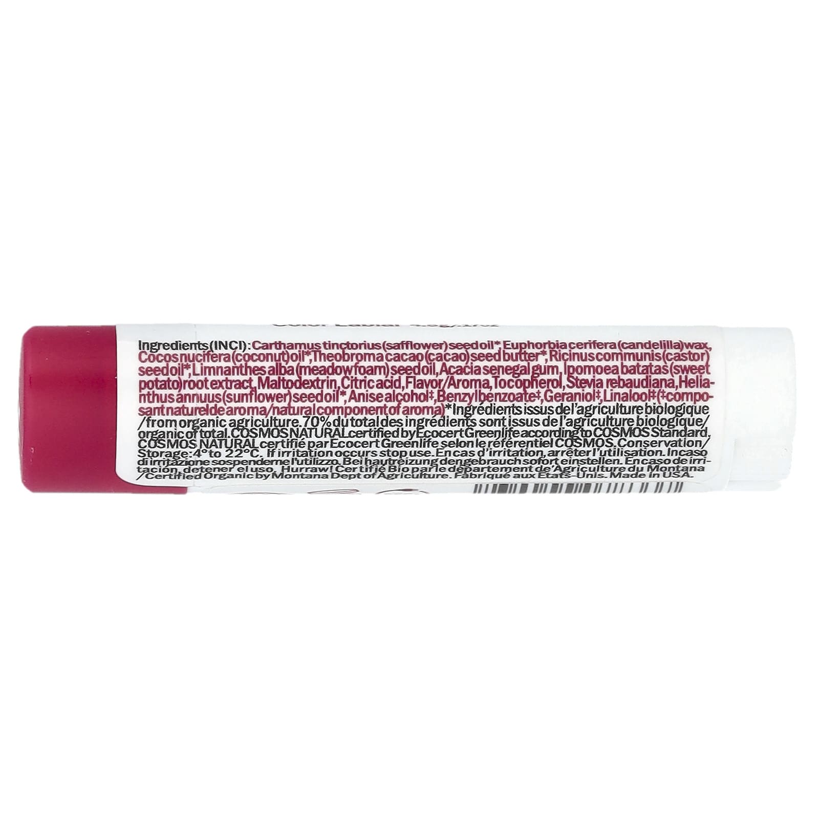 Hurraw! Balm PlantColor Lip Color, No 2 - Cruelty-Free, Vegan - Image 2