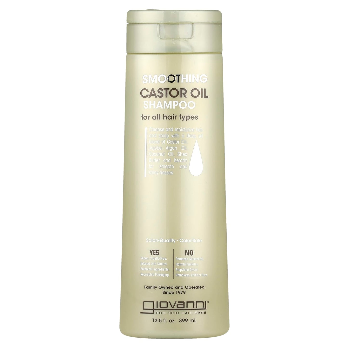 Giovanni Smoothing Castor Oil Shampoo for All Hair Types 13.5 fl oz - Image 1