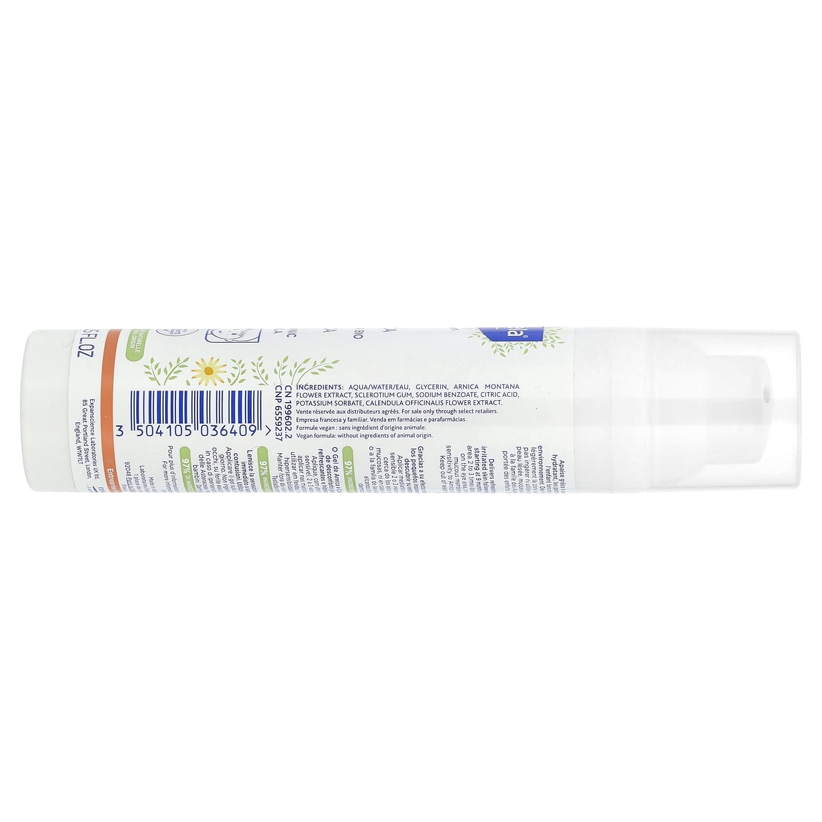 Mustela, Baby, Arnica Gel with Organic Calendula, 3.38 fl oz (100 ml)