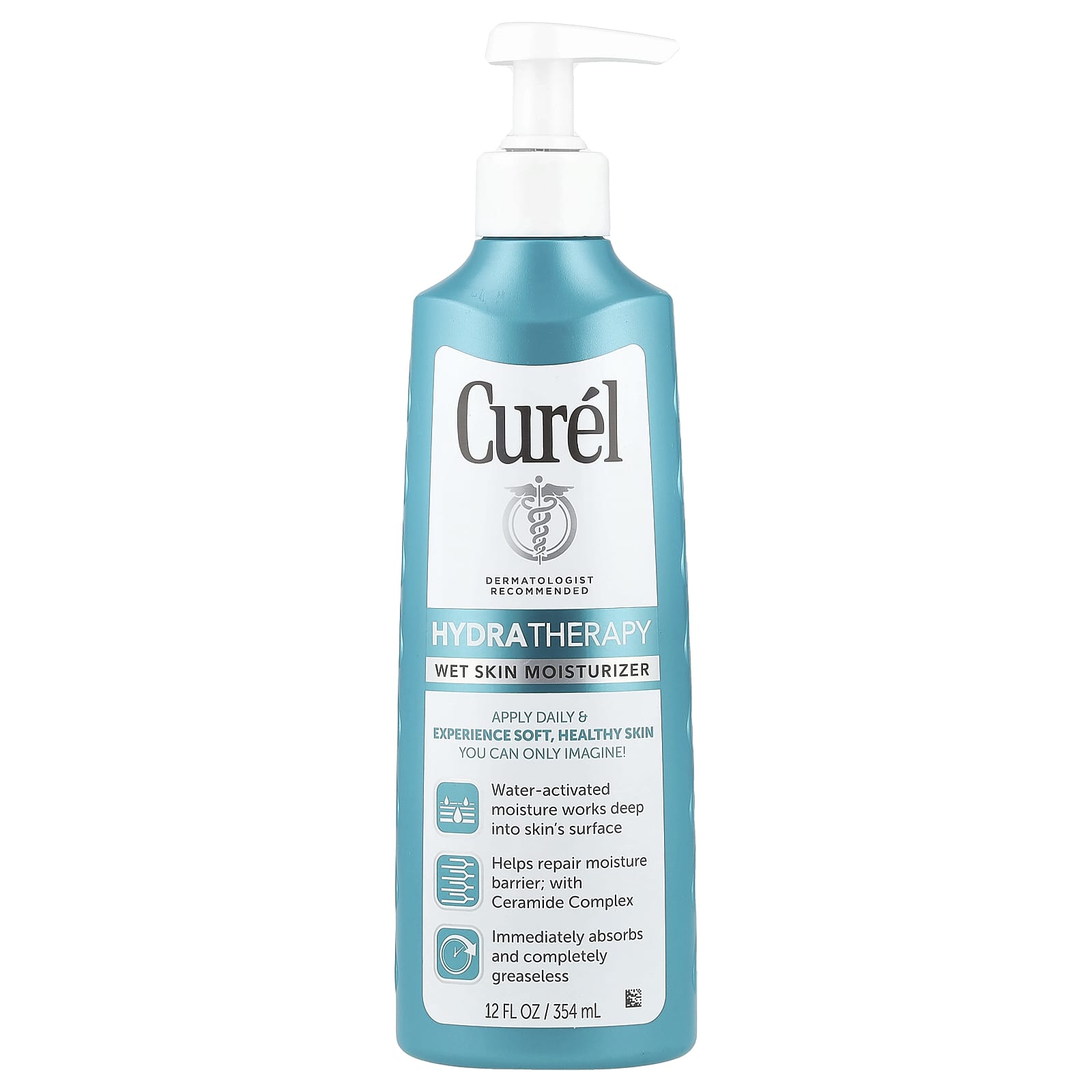 Curel HydraTherapy Wet Skin Moisturizer, 12 fl oz - Soft, Healthy Skin - Image 1