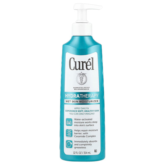 Curel HydraTherapy Wet Skin Moisturizer, 12 fl oz - Soft, Healthy Skin - Image 1