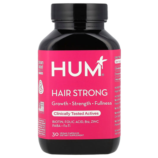 Vegan Hair Growth Supplement by HUM Nutrition - 30 Capsules - Image 1