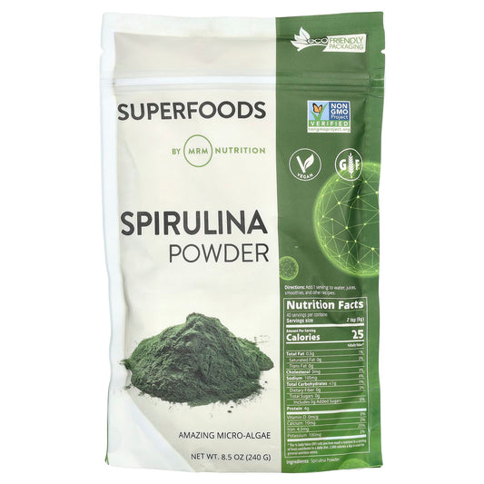MRM Nutrition, Spirulina Powder, 8.5 oz (240 g) - Image 1