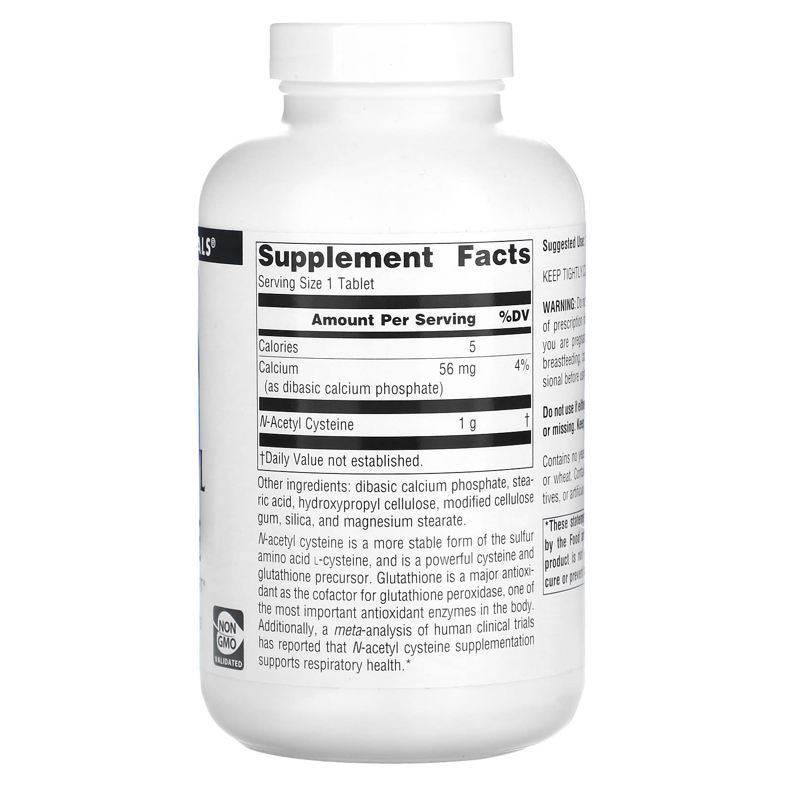 Source Naturals, N-Acetyl Cysteine, 180 Tablets