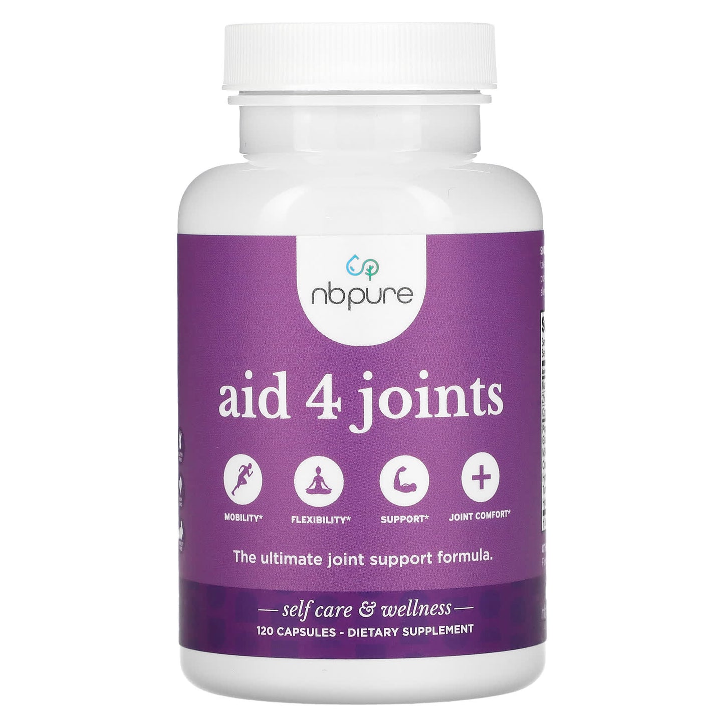 NB Pure, Aid 4 Joints, 120 Capsules - Image 1