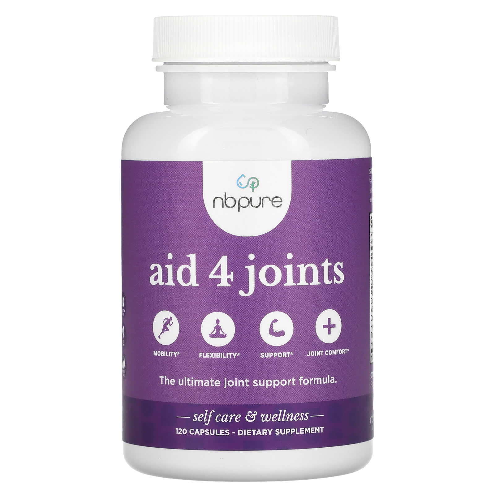 NB Pure, Aid 4 Joints, 120 Capsules - Image 1