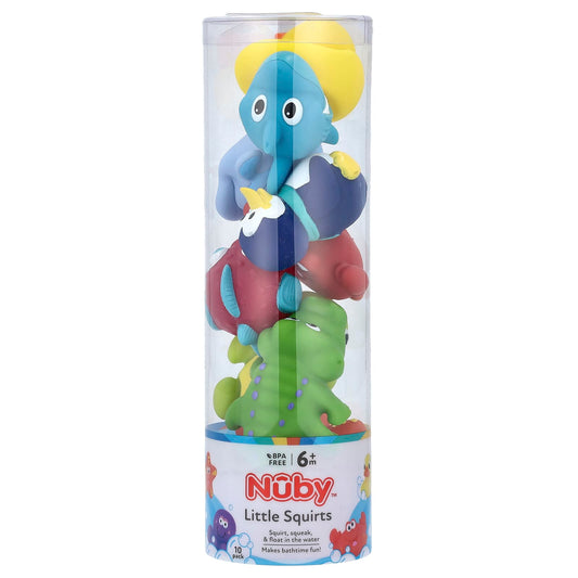 Nuby, Little Squirts, 6+ Months, 10 Pack - Image 1