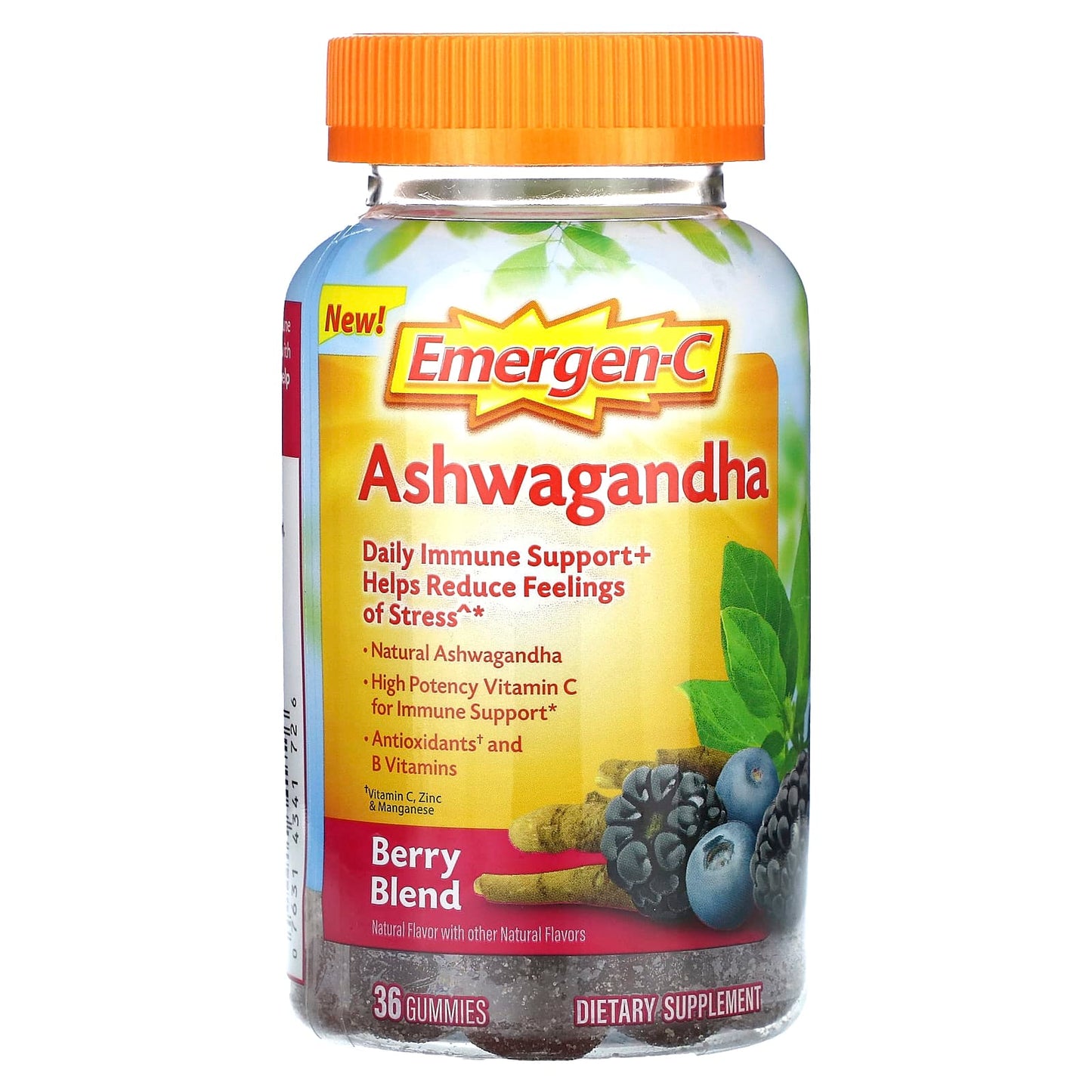 Boost Immunity & Reduce Stress with Emergen-C Ashwagandha Berry Gummies - Image 1