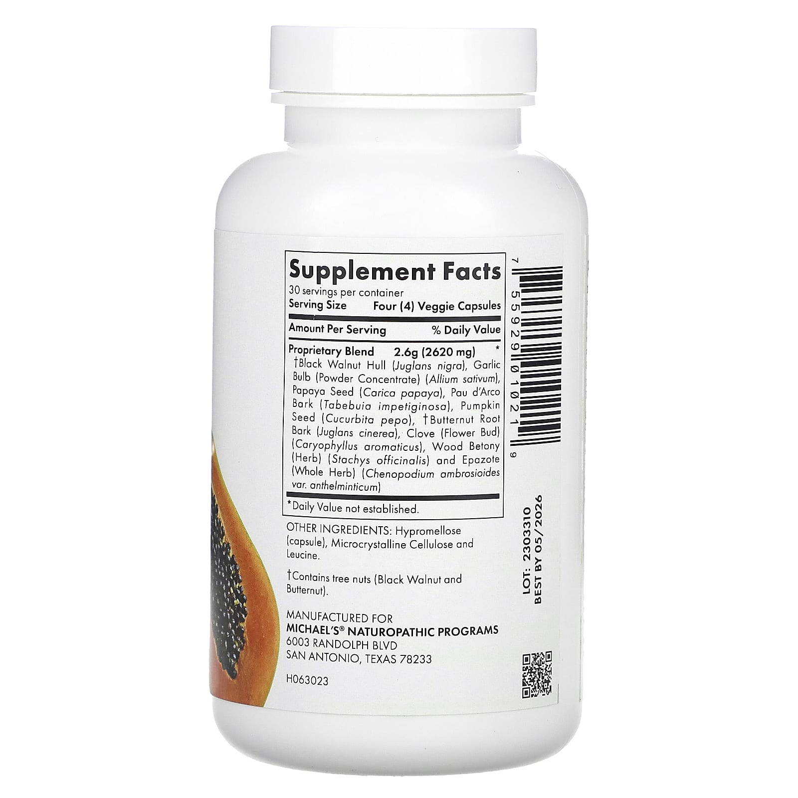 Michael's Health, Paraherbs, 120 Vegan Capsules - Image 2