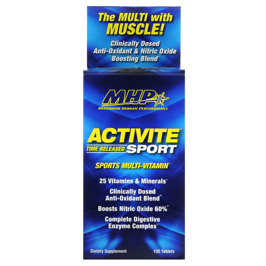 MHP, Activite Sport, Multi Vitamin, Time Released, 120 Tablets - Image 1