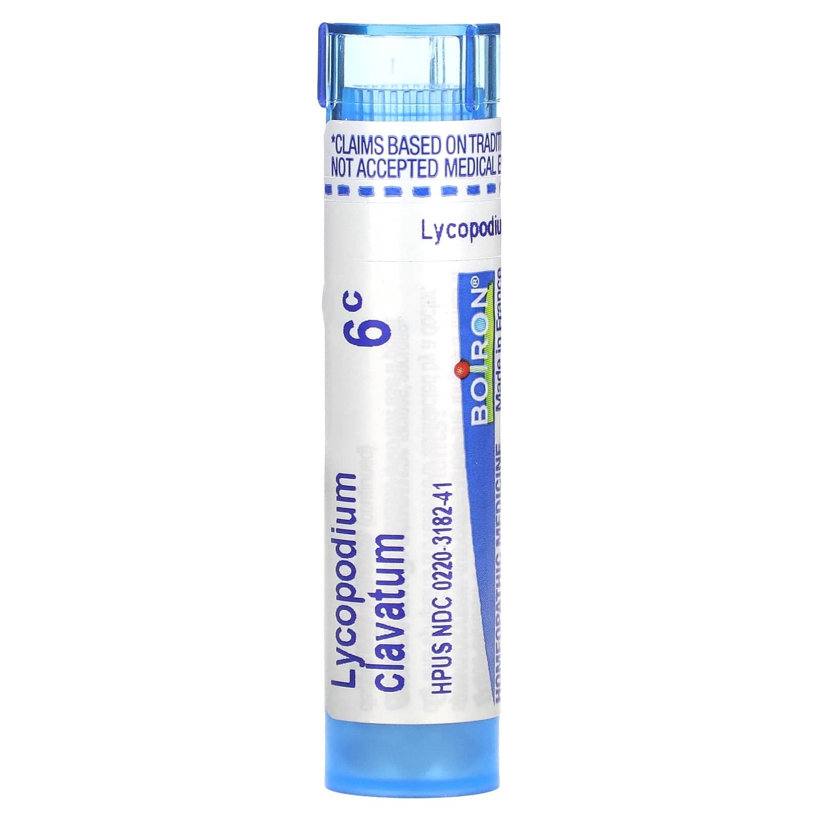 Boiron Homeopathic Lycopodium Clavatum Bloat Relief, 80 Pellets - Image 1