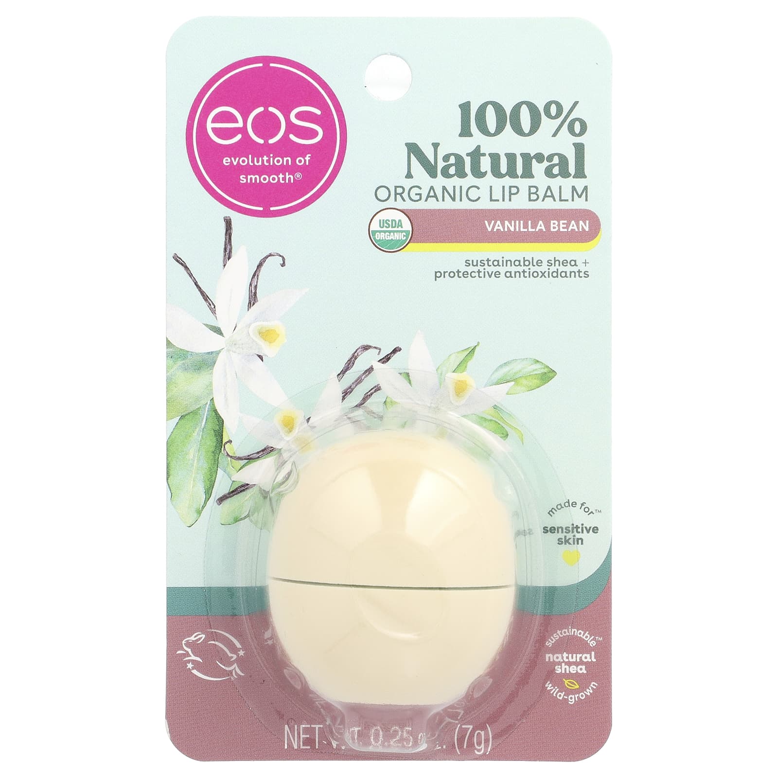 USDA Organic Vanilla Lip Balm for Sensitive Skin | EOS - Image 2