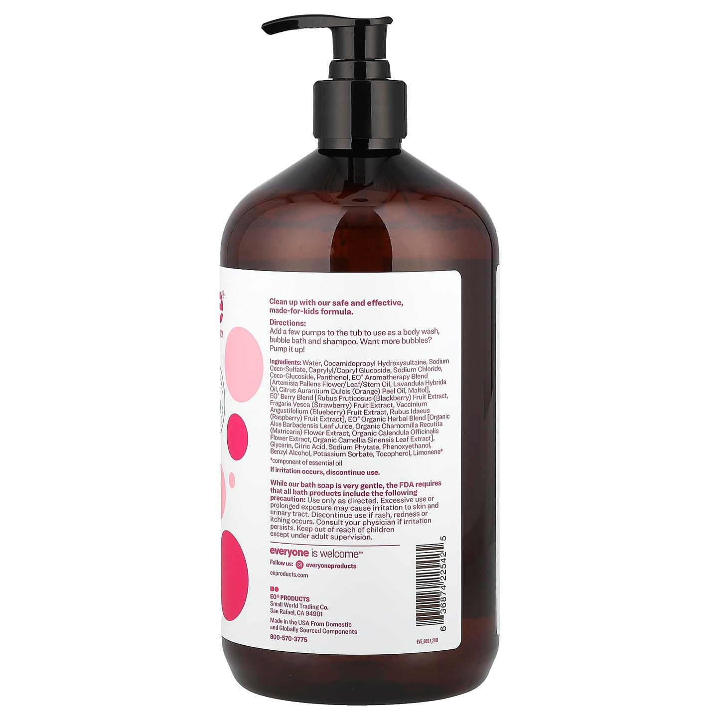 Everyone 3-in-1 Kids Soap, Berry Blast, Gentle & Hypoallergenic - Image 2