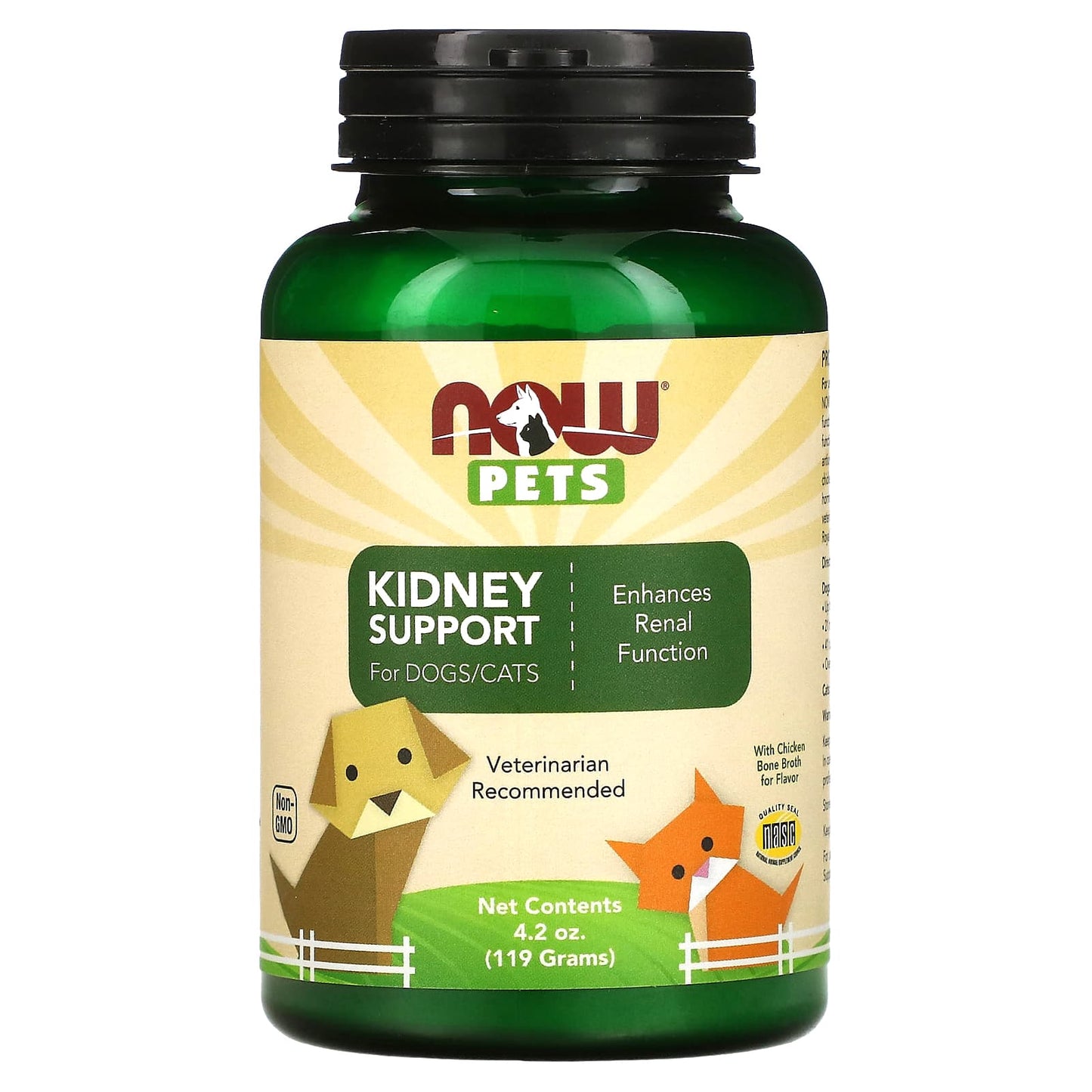 NOW Foods, Pets, Kidney Support for Dogs/Cats, 4.2 oz (119 g) - Image 1
