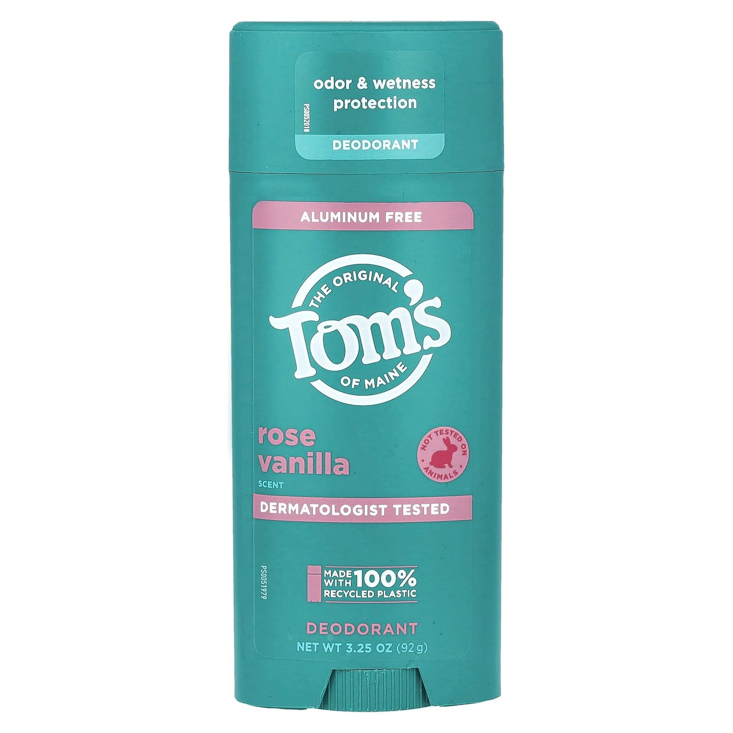 Tom's of Maine, Aluminum Free Deodorant, Rose Vanilla, 3.25 oz (92 g) - Image 1