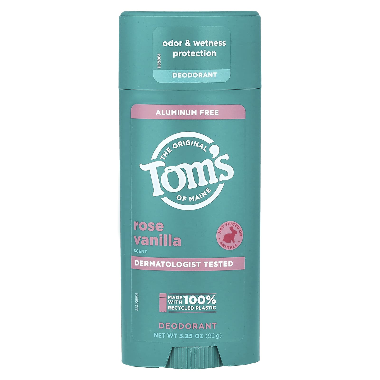 Tom's of Maine, Aluminum Free Deodorant, Rose Vanilla, 3.25 oz (92 g) - Image 1