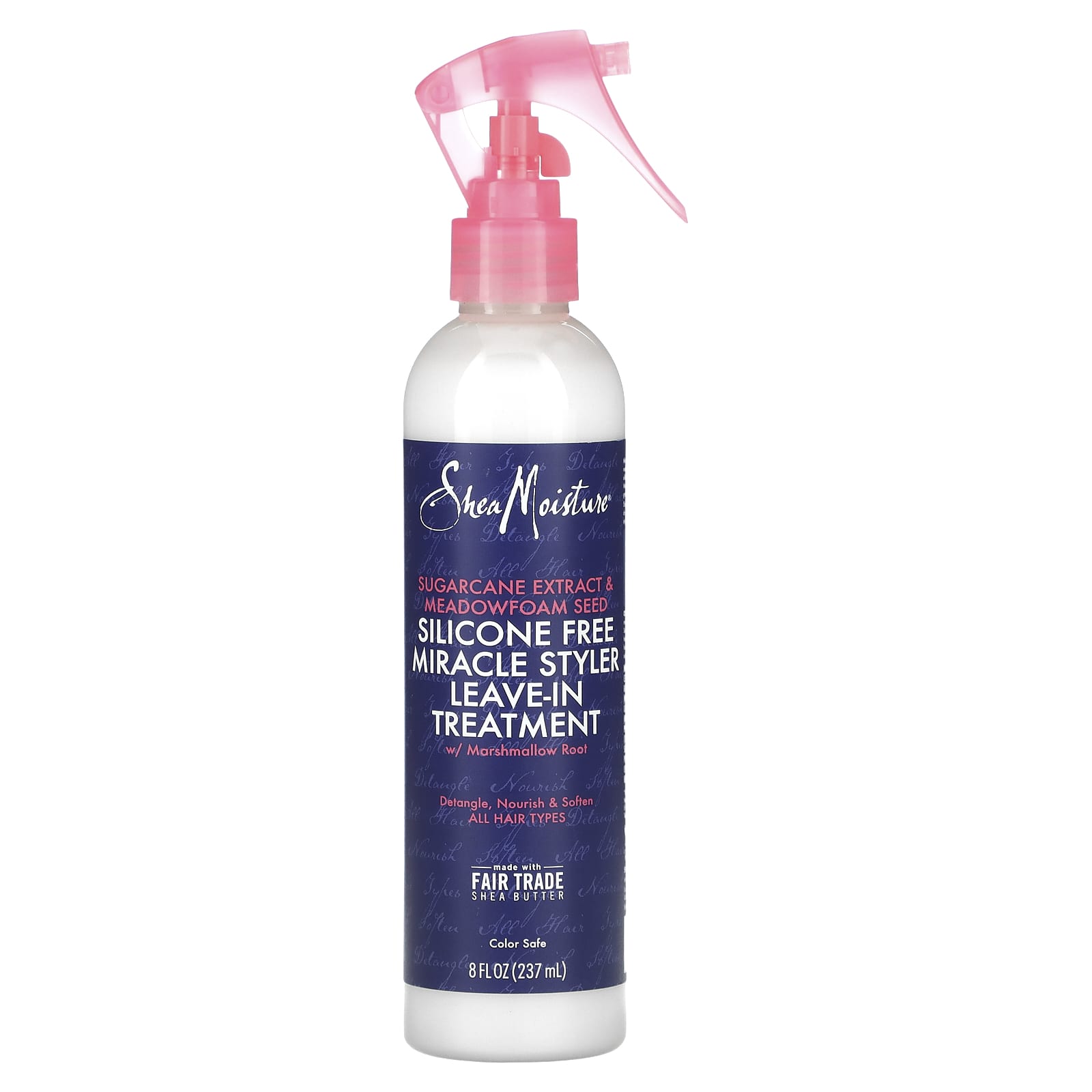 SheaMoisture, Silicon Free Miracle Styler Leave-In Treatment, Sugarcane Extract & Meadowfoam Seed, 8 fl oz (237 ml) - Image 1