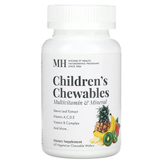 Michael's Health, Children's Chewables, Natural Fruit , 60 Vegetarian Chewable Wafers - Image 1