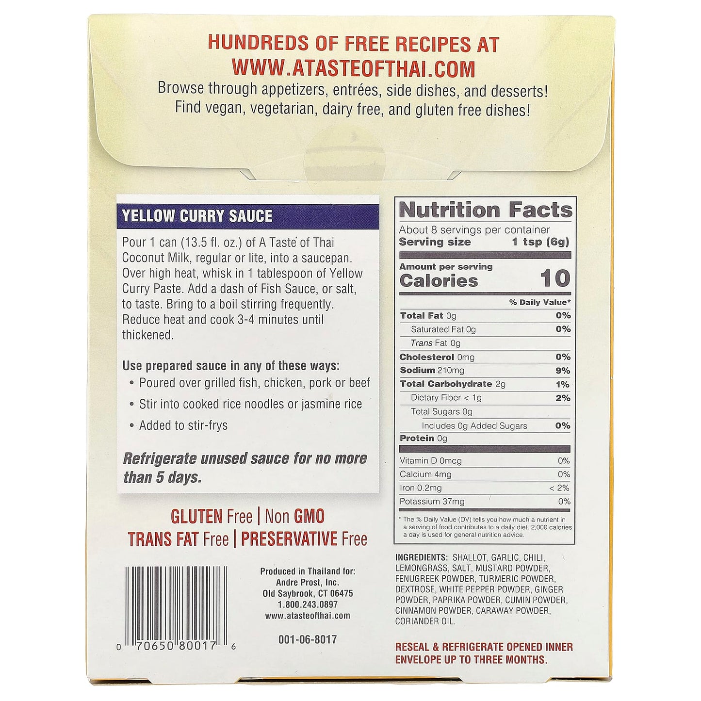 Authentic Thai Yellow Curry Paste for a Delicious Twist - Image 2