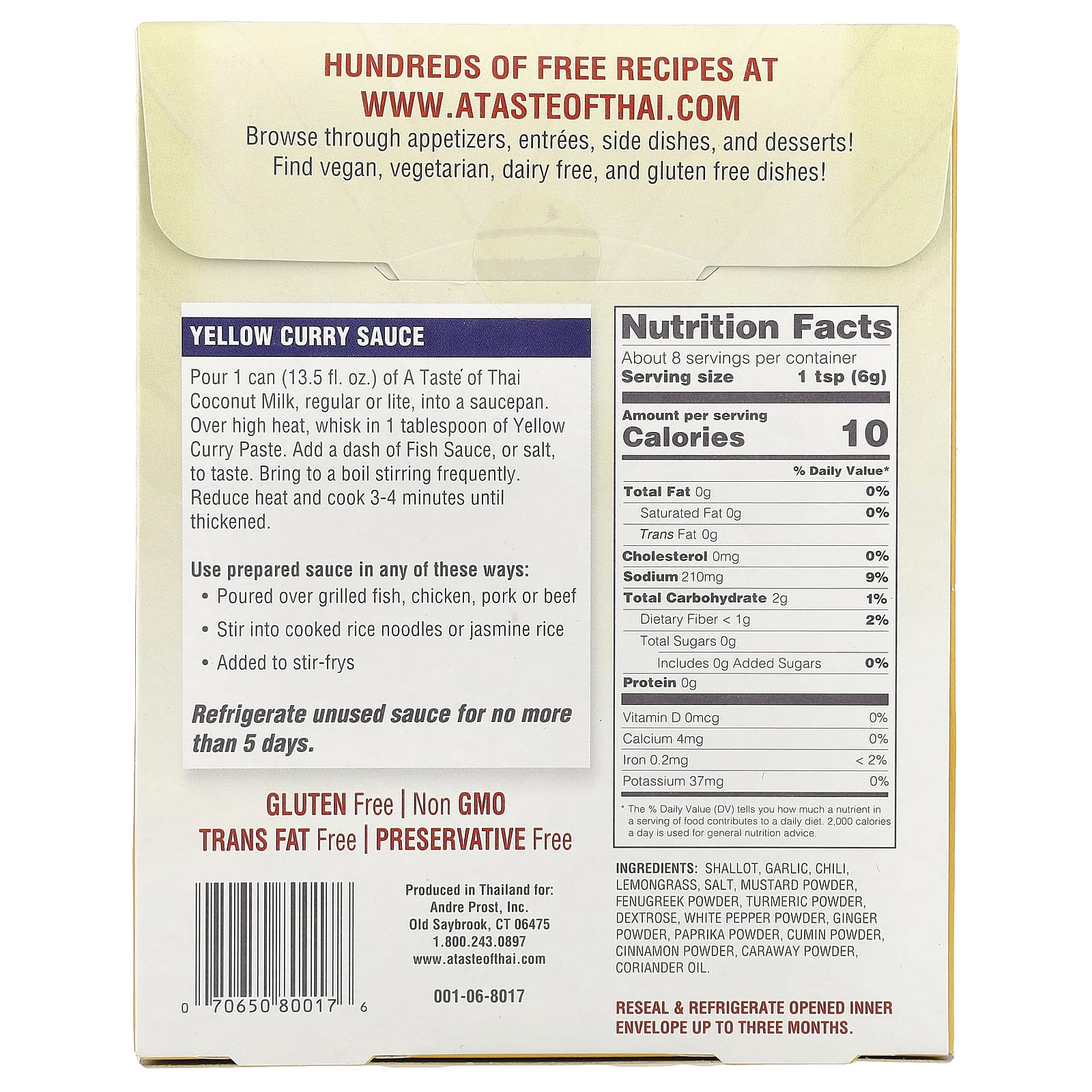 Authentic Thai Yellow Curry Paste for a Delicious Twist - Image 2