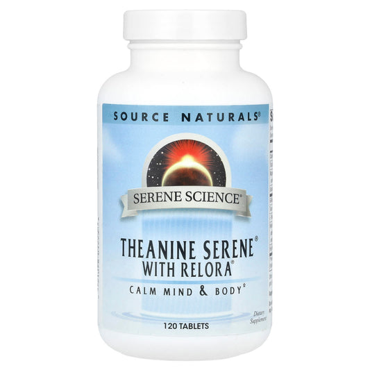 Source Naturals, Serene Science®, Theanine Serene® With Relora®, 120 Tablets - Image 1